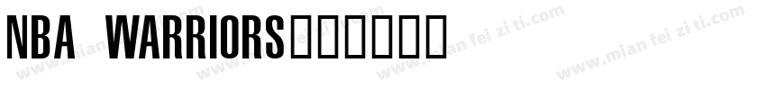nba warriors字体转换